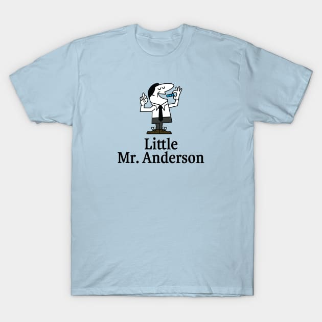 Little Mr. Anderson T-Shirt by bryankremkau